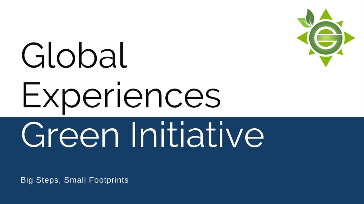 Green Initiative | Sustainability | Global Experiences